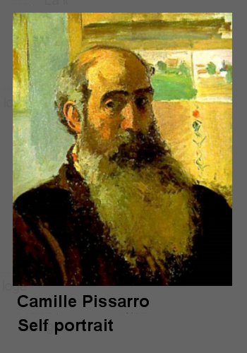 Self portrait painting by Camille Pissarro