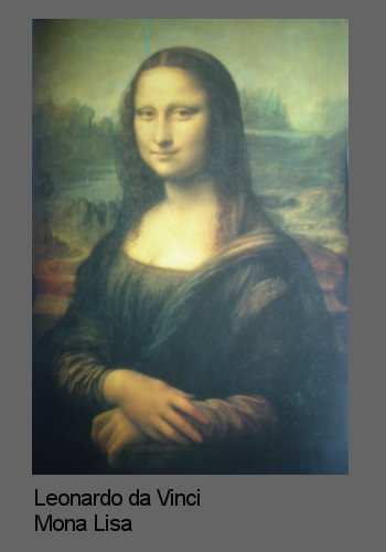 Leonardo da Vinci's Mona Lisa shows cool and warm contrasts in painting