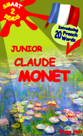 Learn 20 French Words with Kindle book Junior Claude Monet