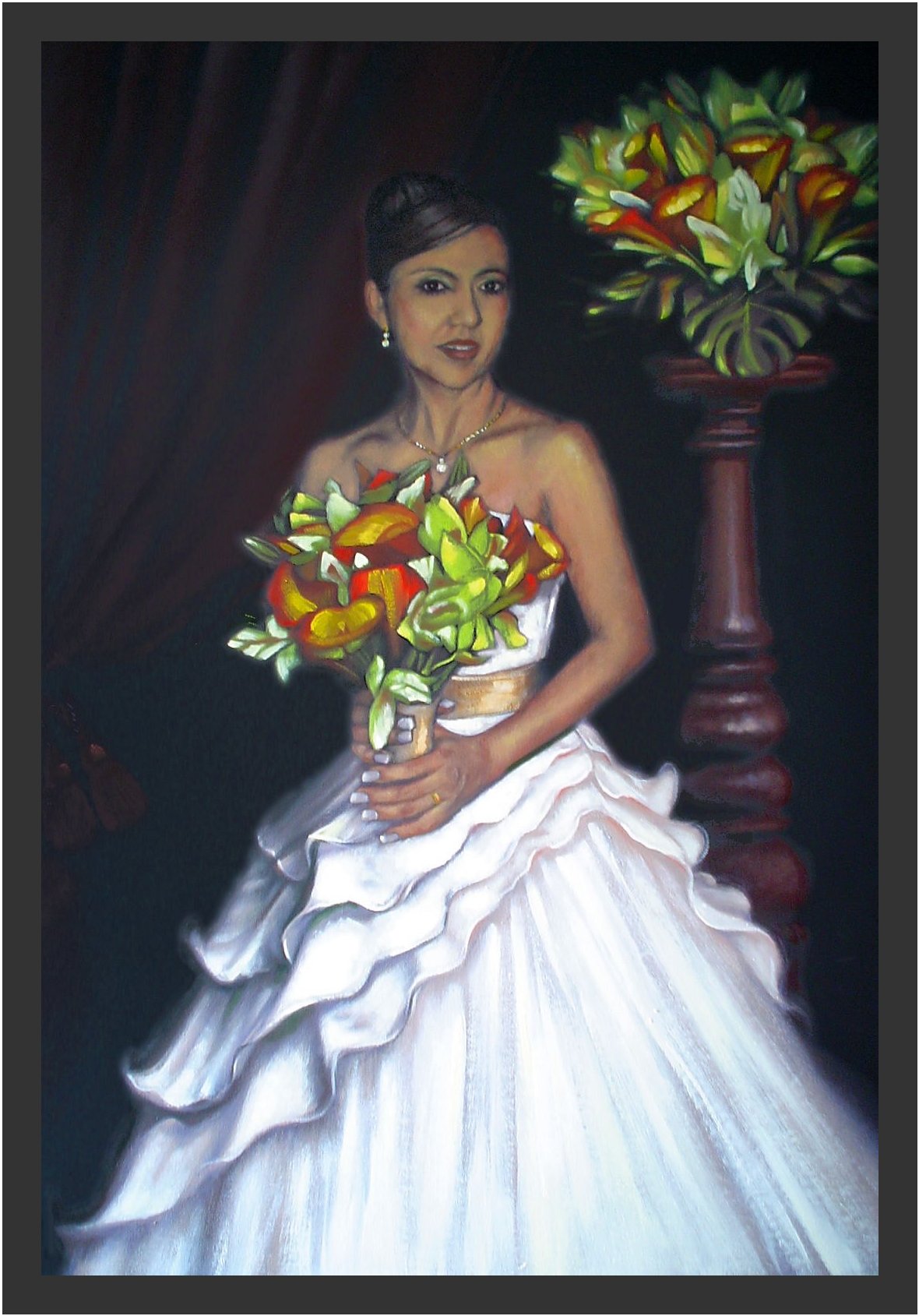 Bridal Portrait Painting Wedding Gift