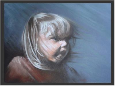 Award Winning Portrait Painting 'Little Angel'