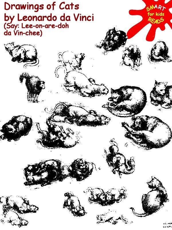 Color in Leonardo da Vinci's cats for Kids / Children