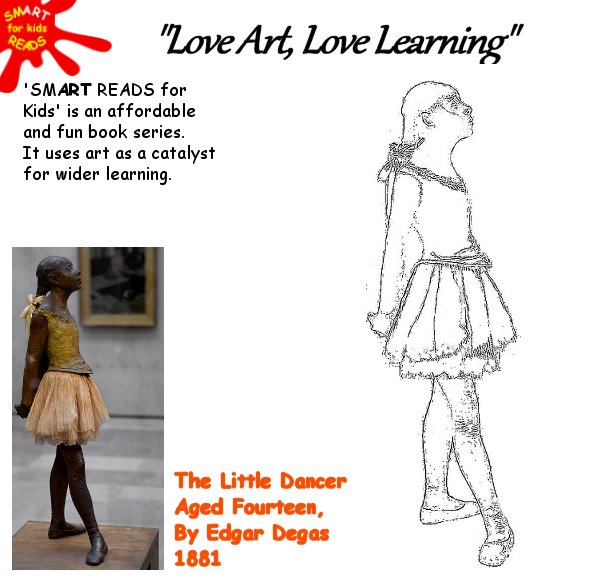 Color / Colour the Little Ballerina by Edgar Degas